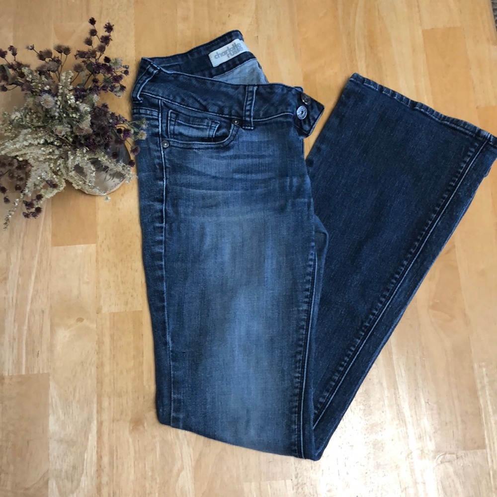 Charlotte Russe low rise flare jeans